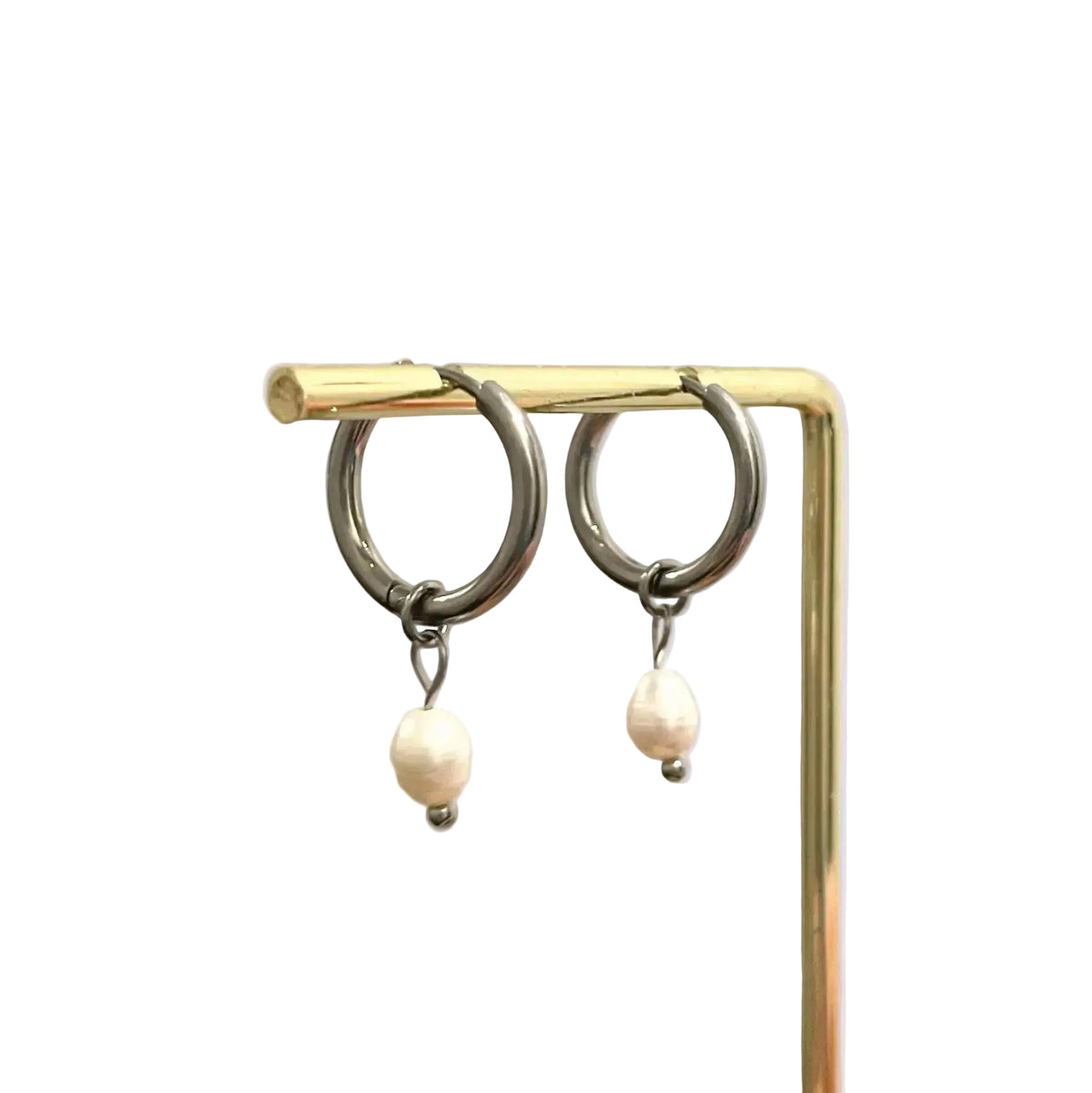 Belle Drop Earrings - Silver