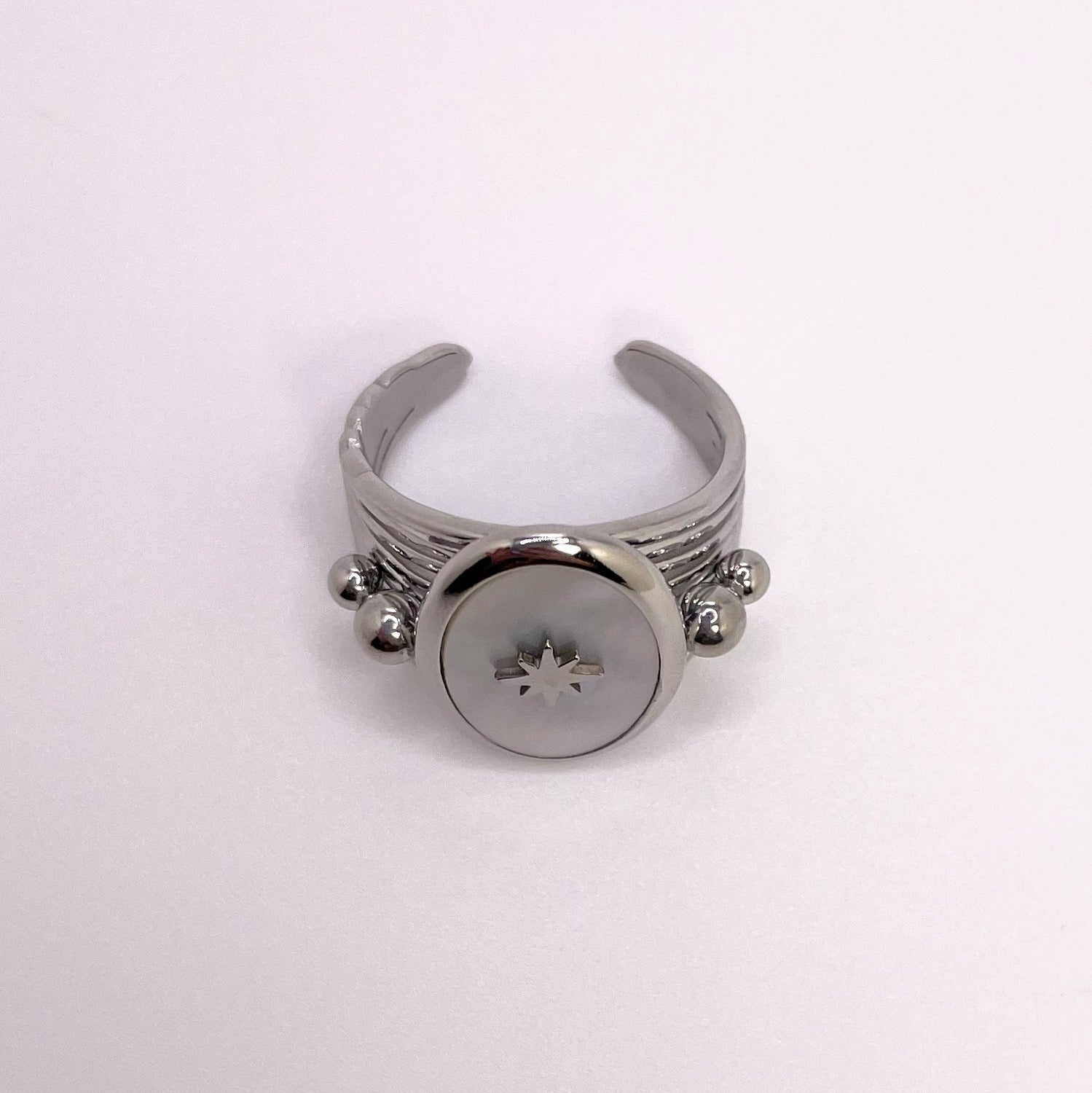 Compass Ring - Silver