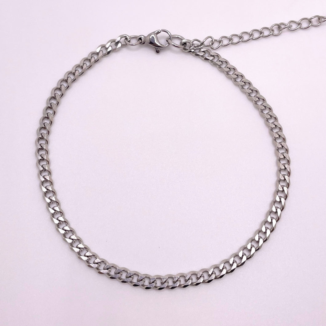 Neesa Anklet - Silver