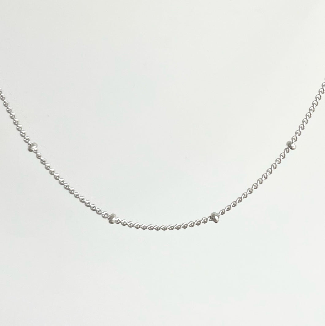 Dainty Satellite Chain - Silver