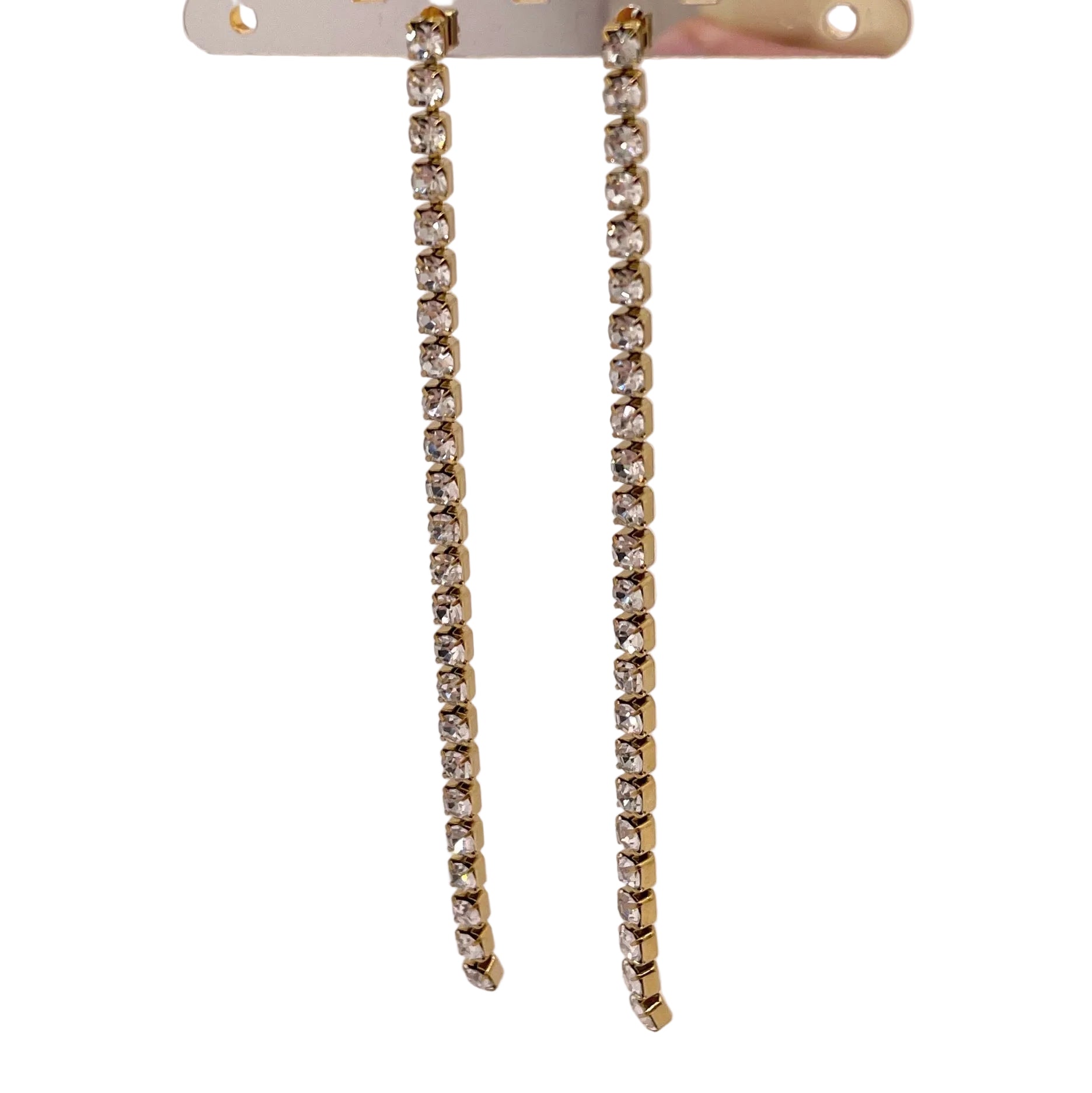Tennis Drop Earrings