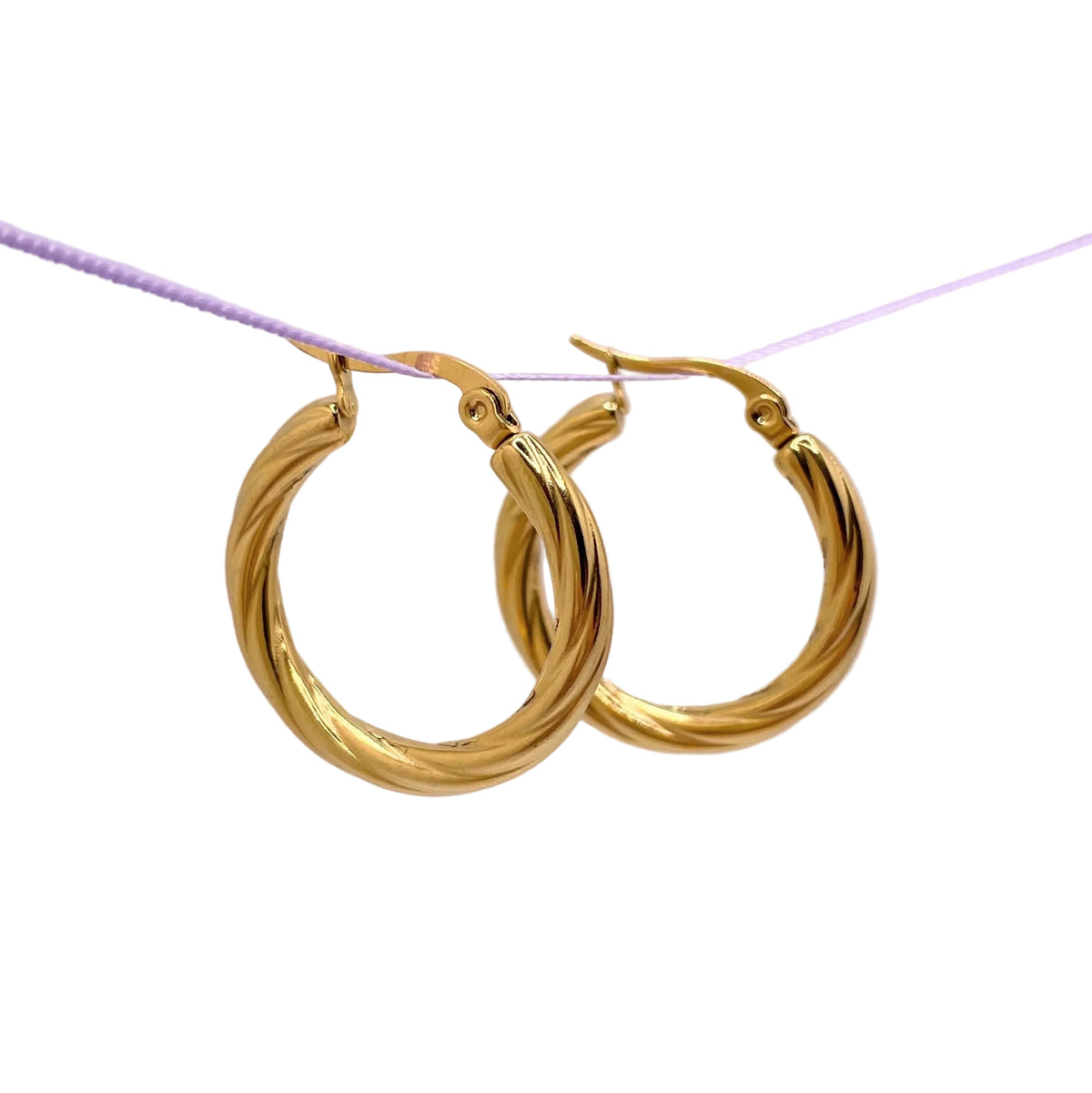 Twisted Hoops - Small