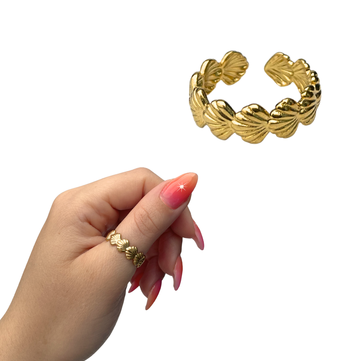 Sea Shell Ring - Gold