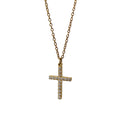Tanya Cross Necklace - Gold