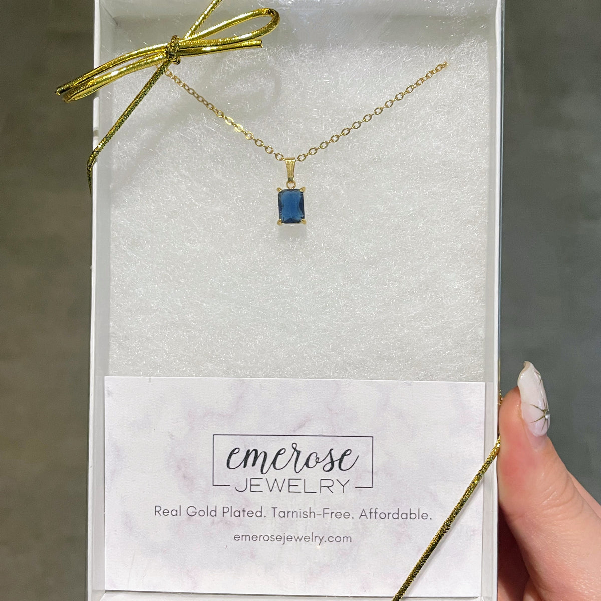 Crystal Drop Necklace