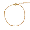 Dainty Dotted Anklet - Gold