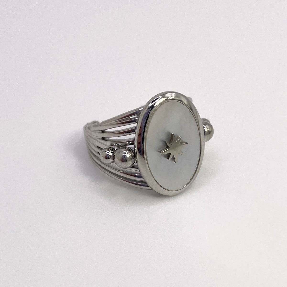 Compass Ring - Silver