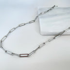Paperclip Necklace - Silver