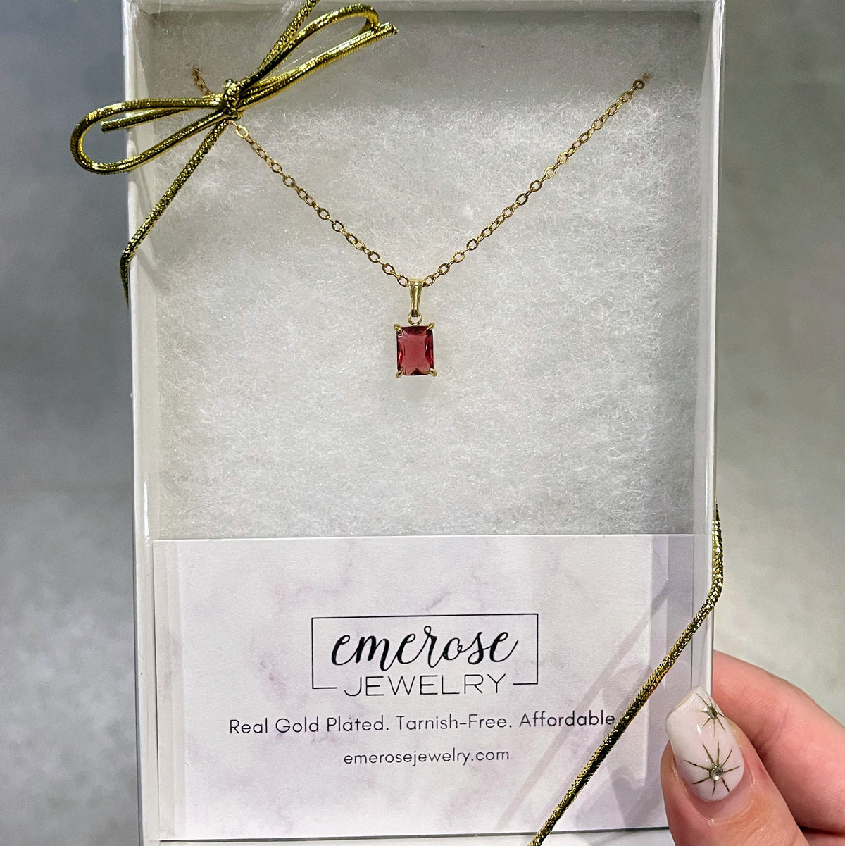 Crystal Drop Necklace