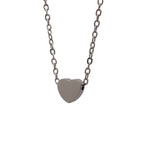 Dainty Heart Necklace - Silver
