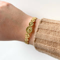 Medallion Bangle - Gold