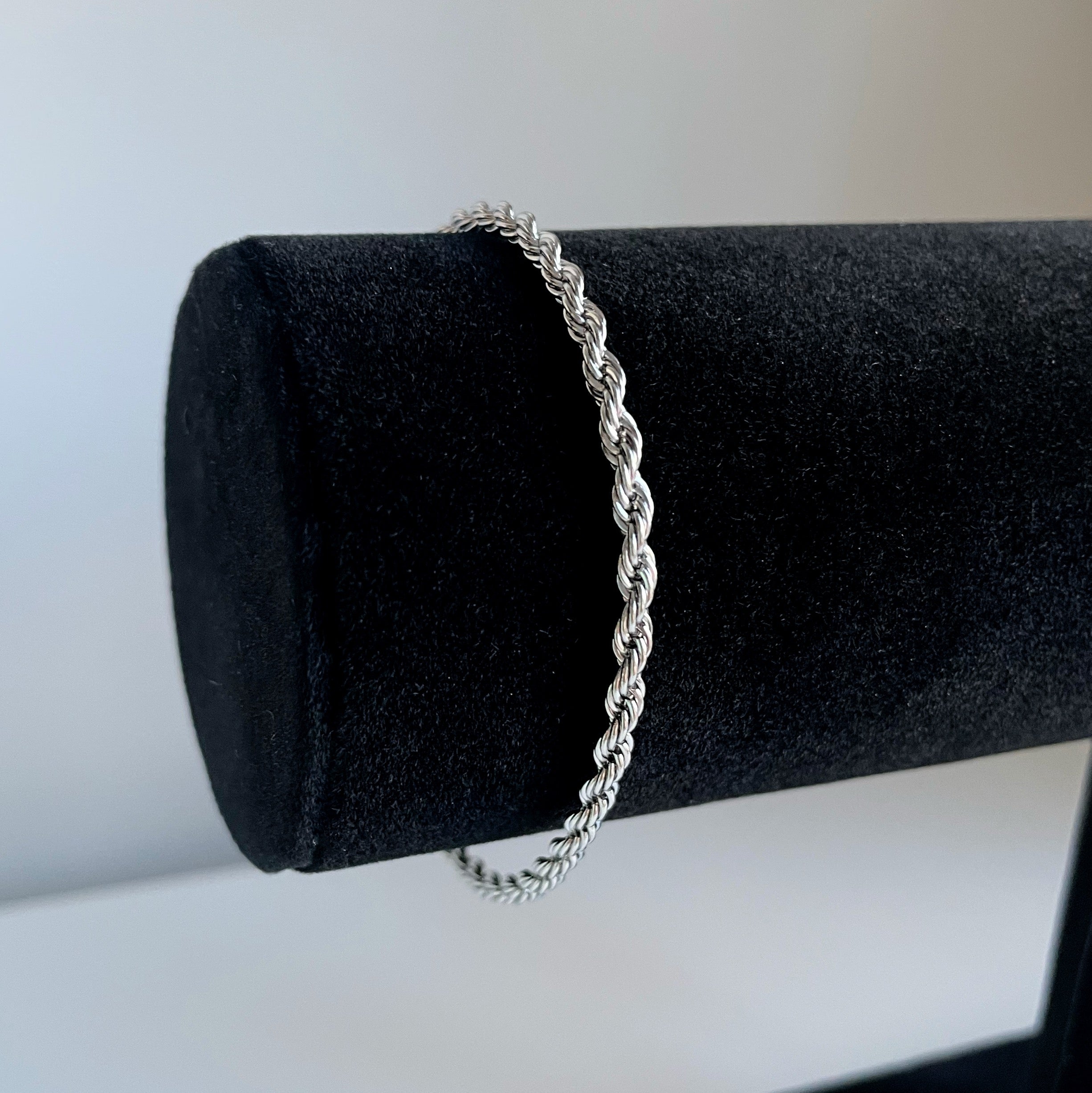 Rope Bracelet - Silver