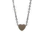 Dainty Heart Necklace - Silver