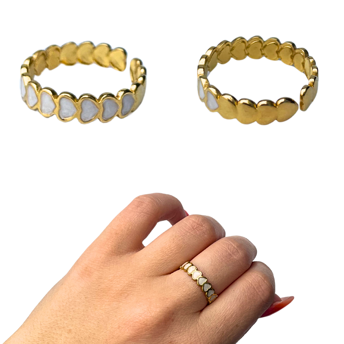 Mini Adeline Heart Ring