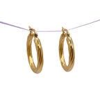 Twisted Hoops - Small