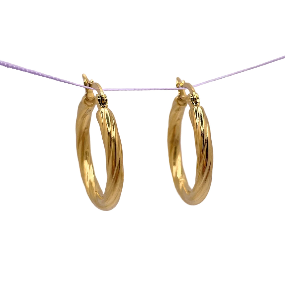 Twisted Hoops - Small