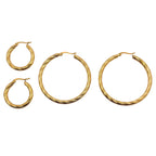 Twisted Hoops - Small