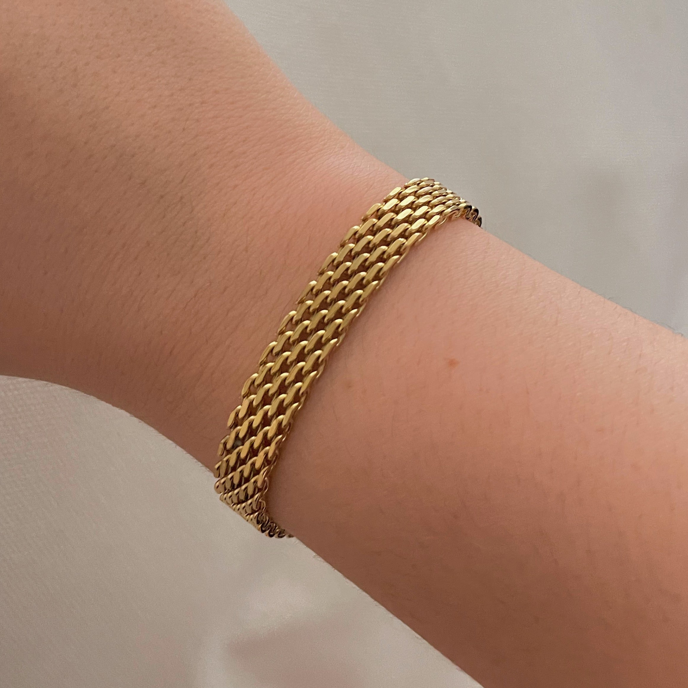 Chunky Chain Link Bracelet - Gold