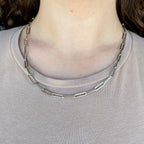 Paperclip Necklace - Silver