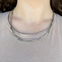 Load image into Gallery viewer, Paperclip Necklace - Silver
