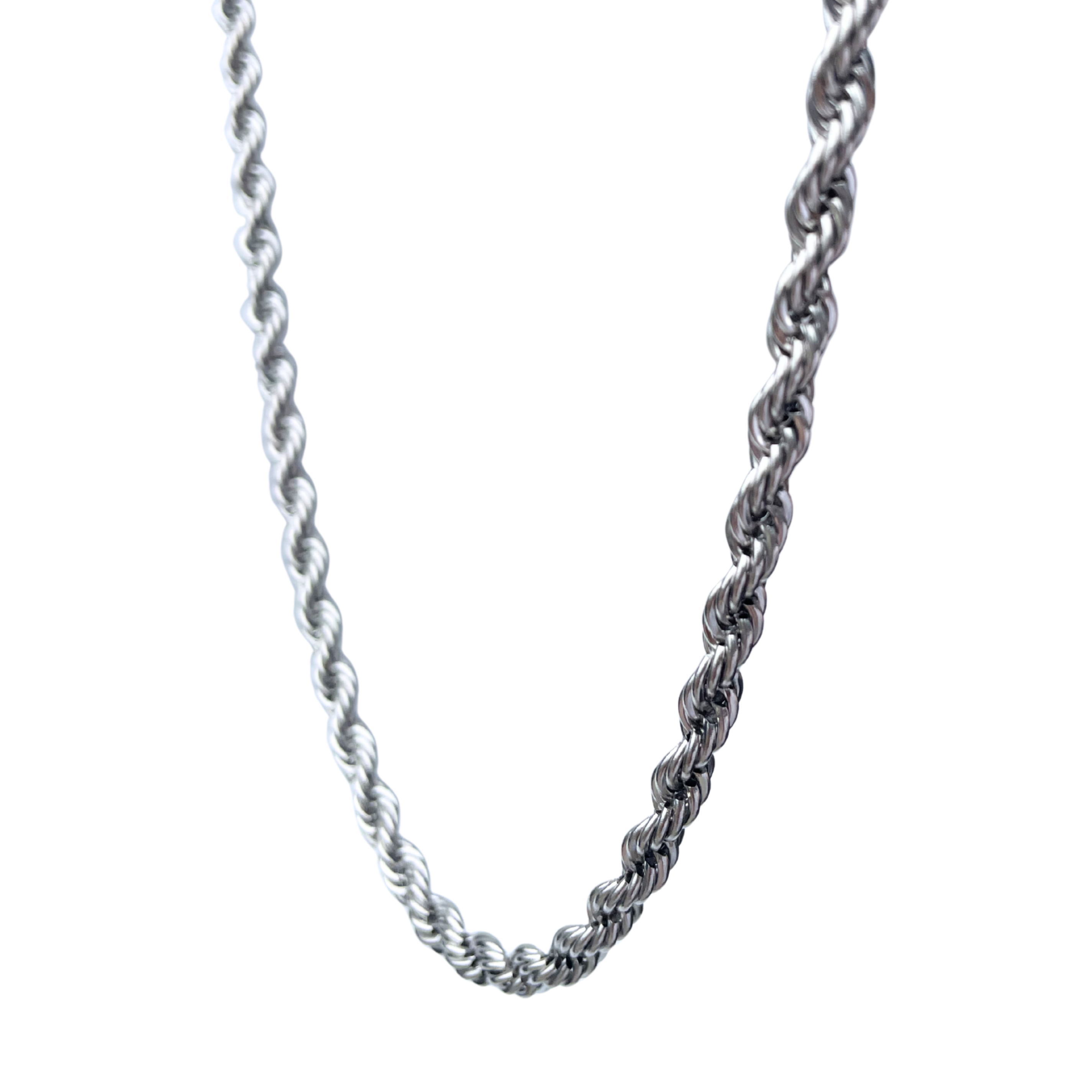 Statement Rope Chain - Silver