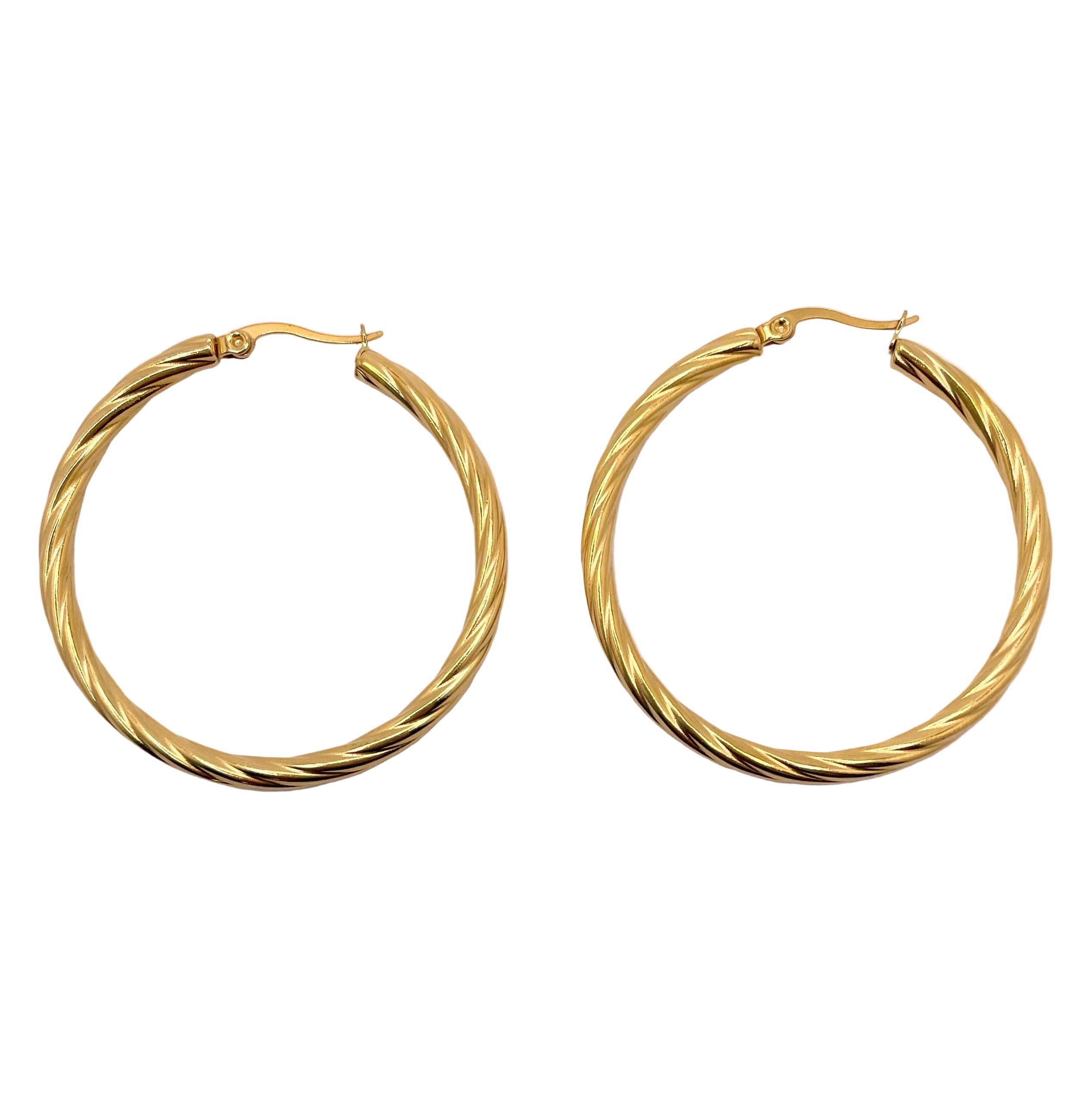 Twisted Hoops - Large