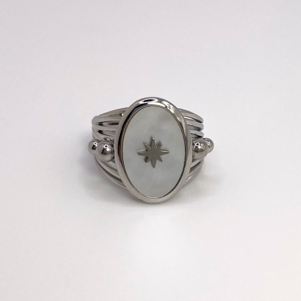 Compass Ring - Silver