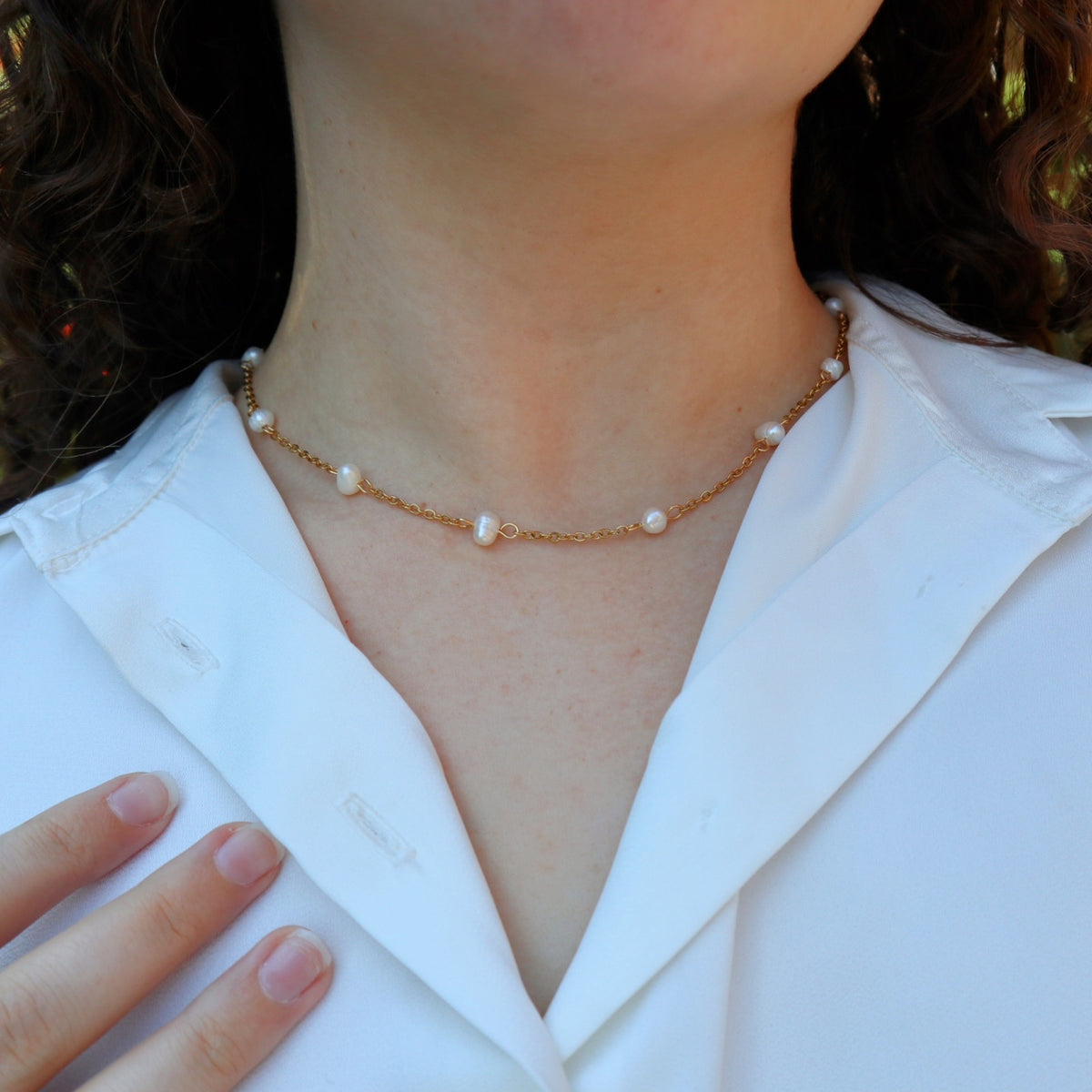 Carina Pearl Necklace