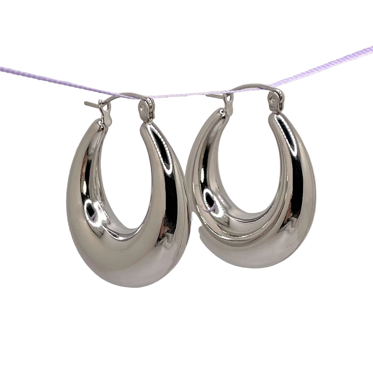 The It-Girl Hoops - Silver
