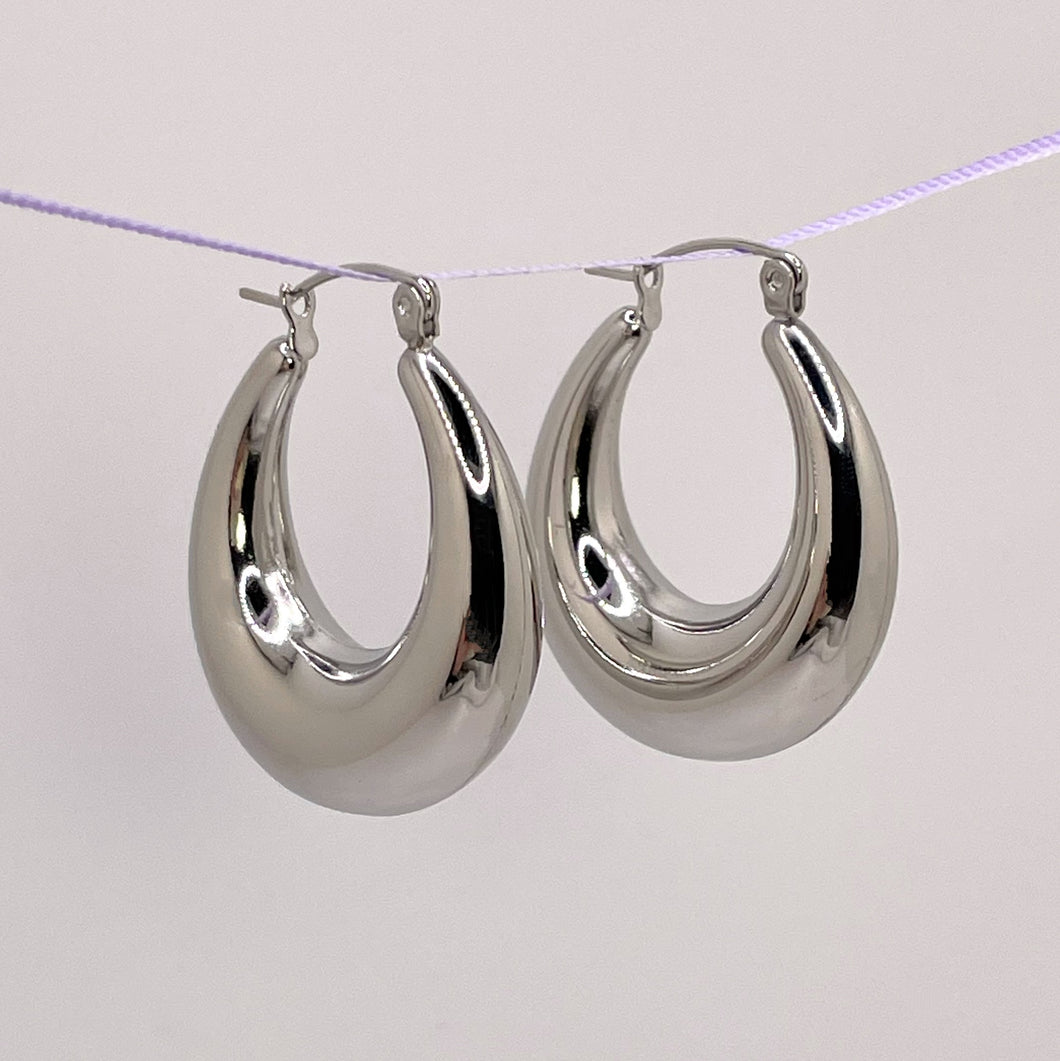 The It-Girl Hoops - Silver