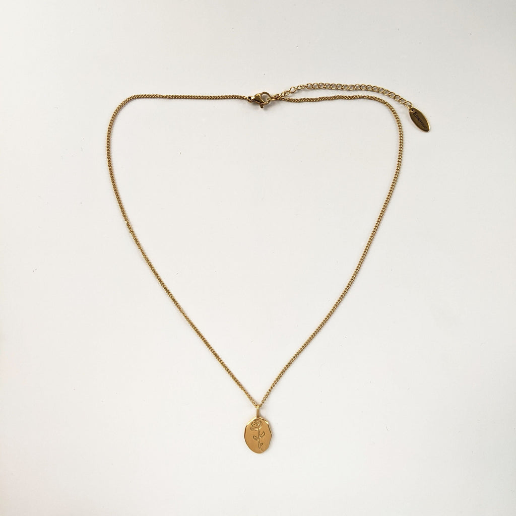 The Rose Necklace - Gold