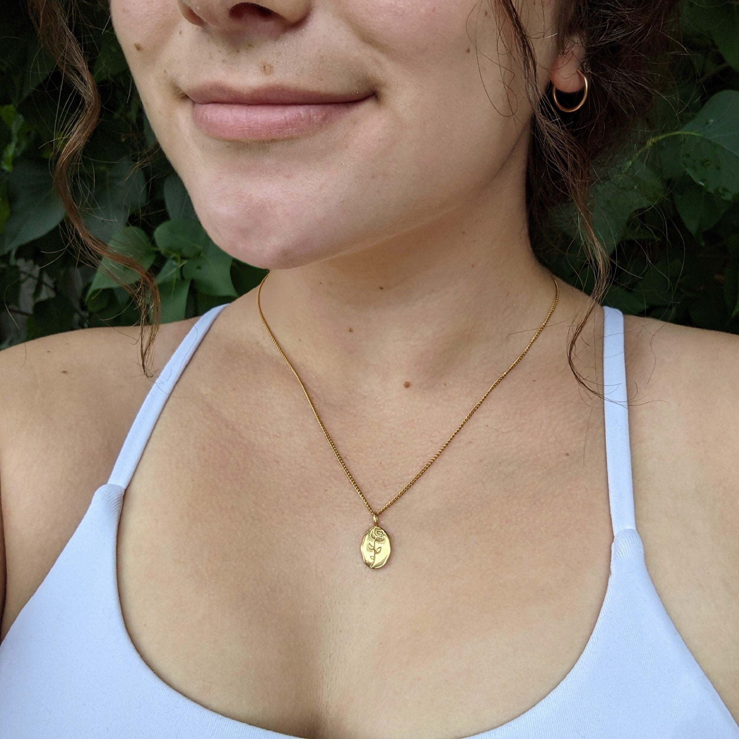 The Rose Necklace - Gold