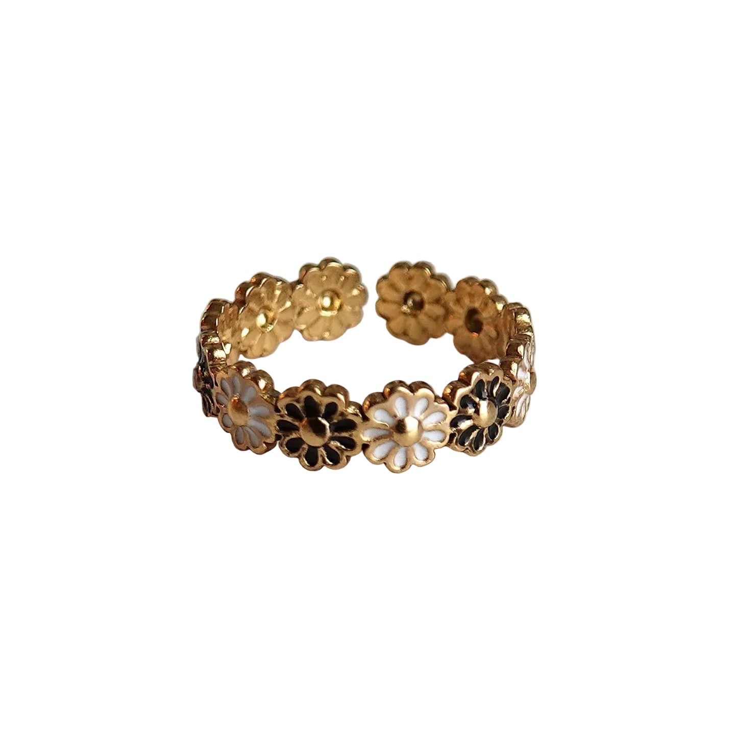 Dual Flower Ring