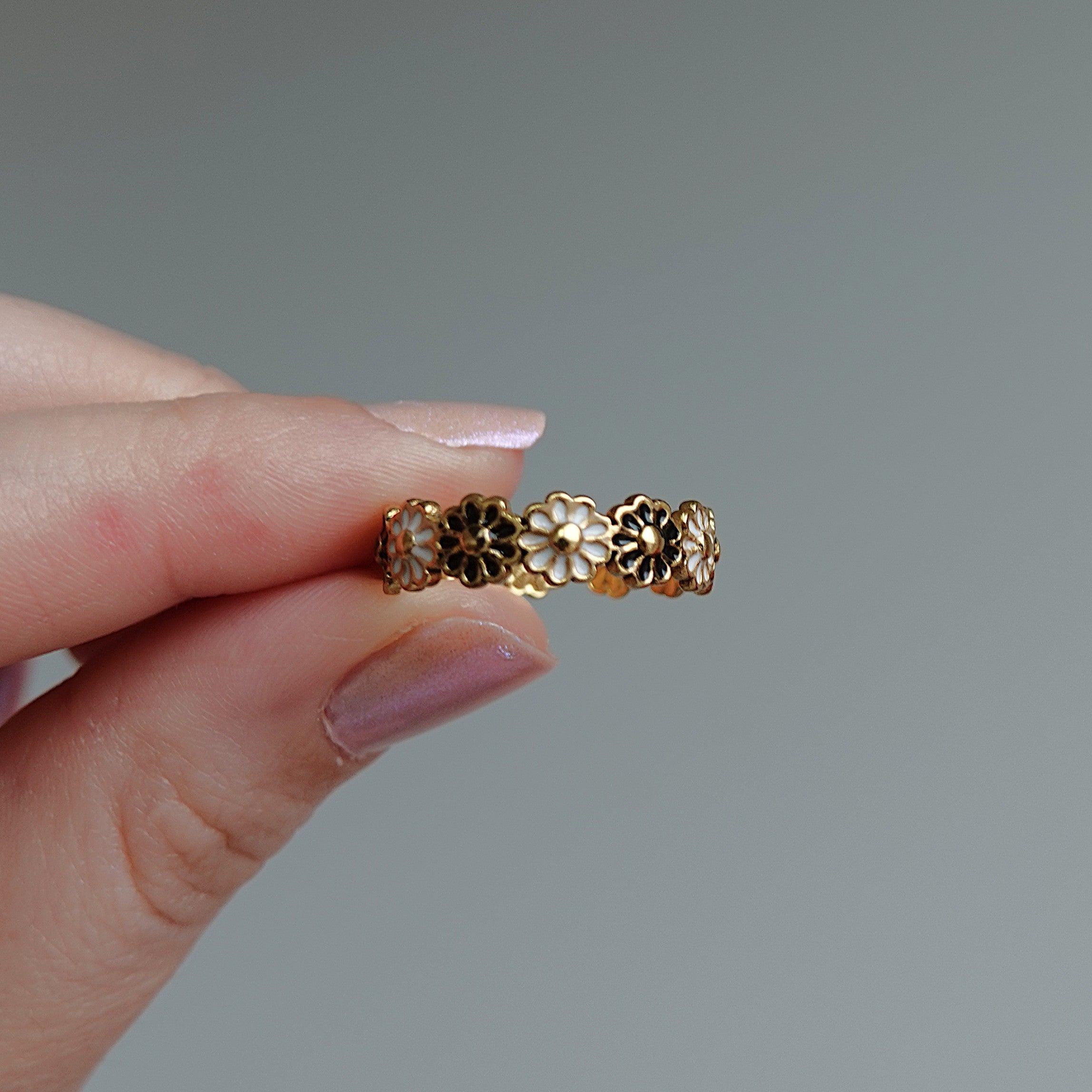 Dual Flower Ring