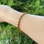 Statement Rope Bracelet - Gold
