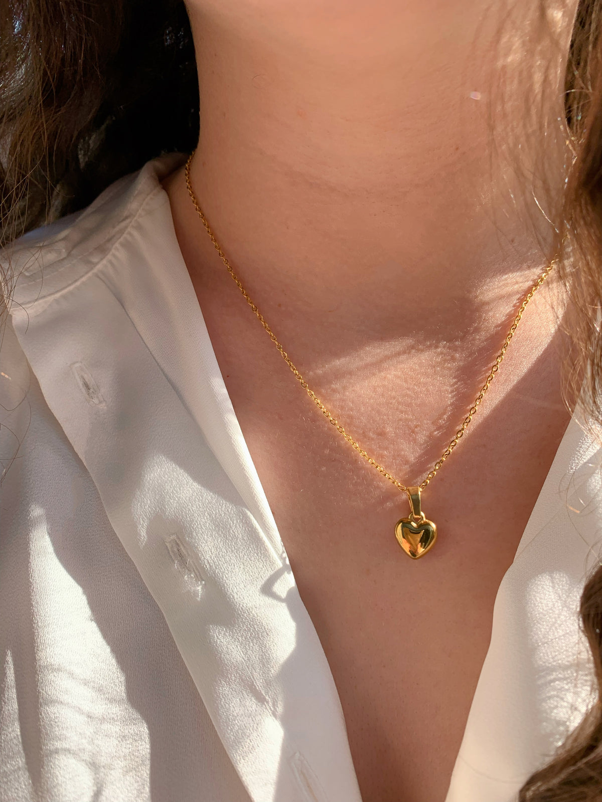 Solid Heart Necklace