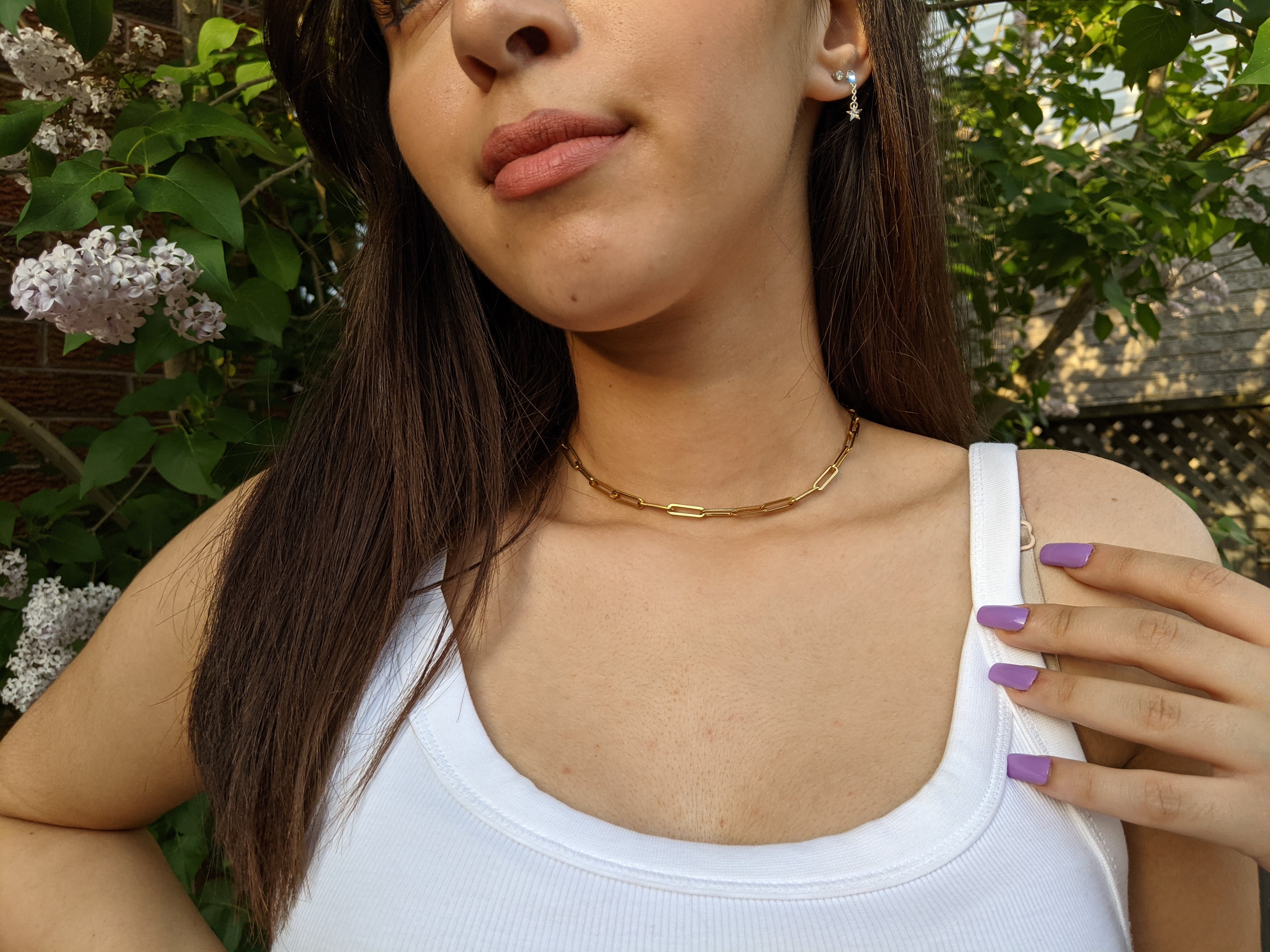 Paperclip Necklace - Gold