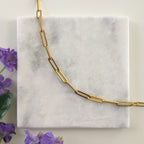 Paperclip Necklace - Gold