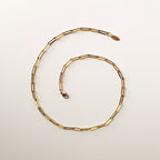 Paperclip Necklace - Gold